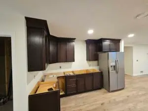 Kitchen Cabinetry and Crown Molding Installation in Woodbury