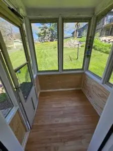 Porch Rot Repair and LVP Flooring Installation in Lake Elmo